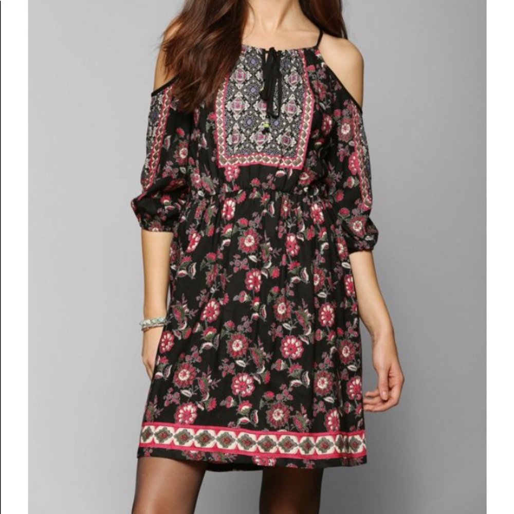 Urban Outfitters Boho Floral Dress XS